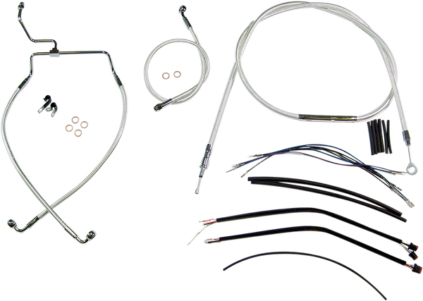 Sterling Chromite Ii® Designer Handlebar Installation Kit Silver, 3, nordicamoto.ro