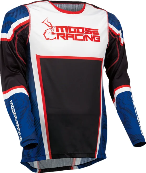 Agroid Jersey White, Red, Blue, Black S, 1, nordicamoto.ro