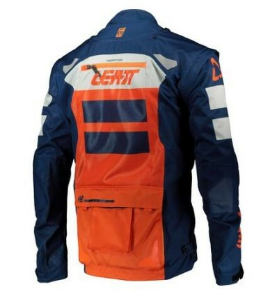 Geaca Leatt Enduro Moto 4.5 X-FLOW Orange/Blue-0