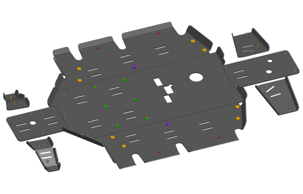 Ansamblu scut plastic CFMOTO U6 MY23>-2