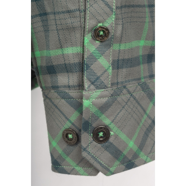 Camasa Dama Klim Upland Flannel Monument Gray - Wintermint-0
