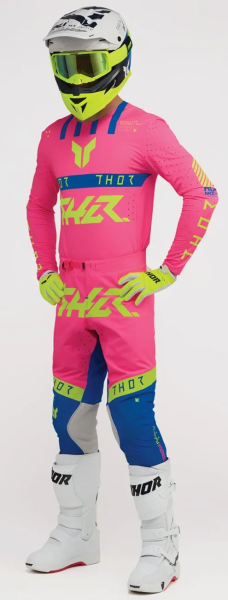 Pantaloni THOR Sportmode Flite Pink/Blue-4