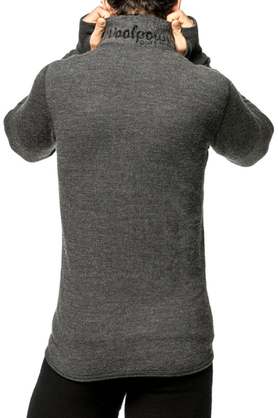 Woolpower Full zip 400 Merino Mid layer Jacket grey S-1