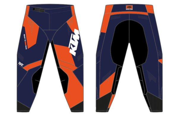Pantaloni KTM Gravity-FX Replica Blue/Orange-1
