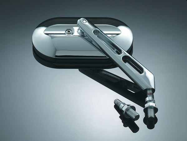Raised Mirror Mount Adapters Silver, 2, nordicamoto.ro