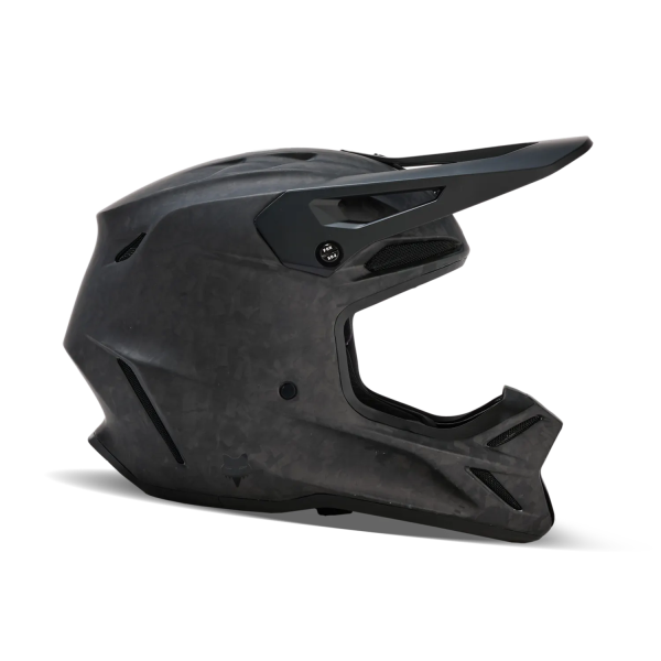 Casca Motocross Fox V3 RS Carbon Solid Negru Mat XS, 10, nordicamoto.ro