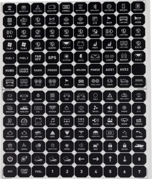 MOOSE RACING Gang Switch Black -1