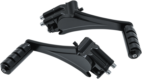 Adjustable Passenger Pegs And Mount Black, 1, nordicamoto.ro