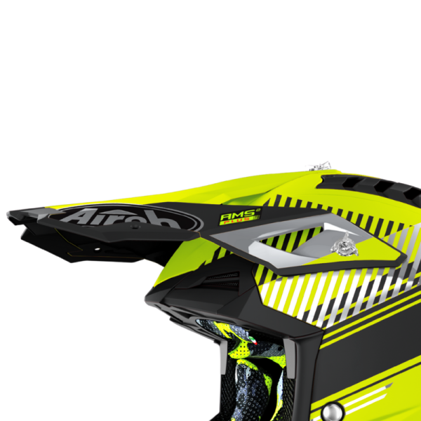 Cozoroc casca Airoh Aviator 3 Wave yellow matt