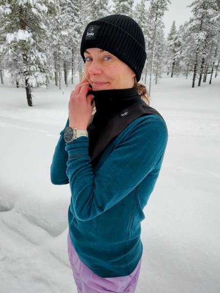 SVALA Neckwarmer Windproof black S-0