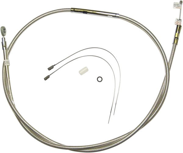 High-efficiency Polished Stainless Clutch Cable Polished, 2, nordicamoto.ro