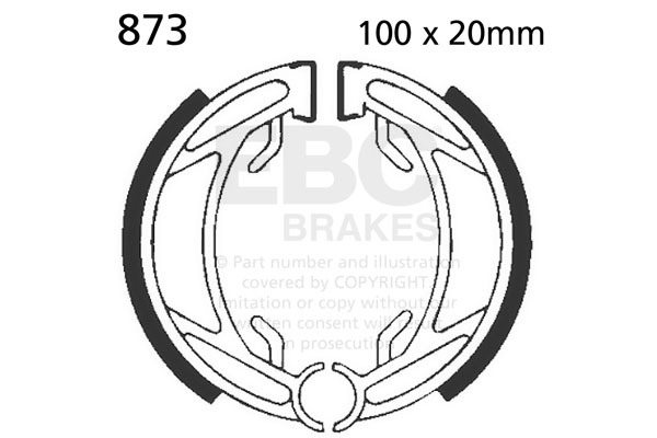 Standard Brake Shoes, 1, nordicamoto.ro