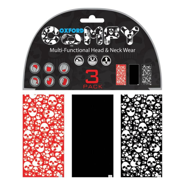 Protectie gat si cap Oxford COMFY 3buc.  Galben/Gri-5