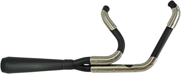 Assault 2:1 Exhaust System Black, 1, nordicamoto.ro
