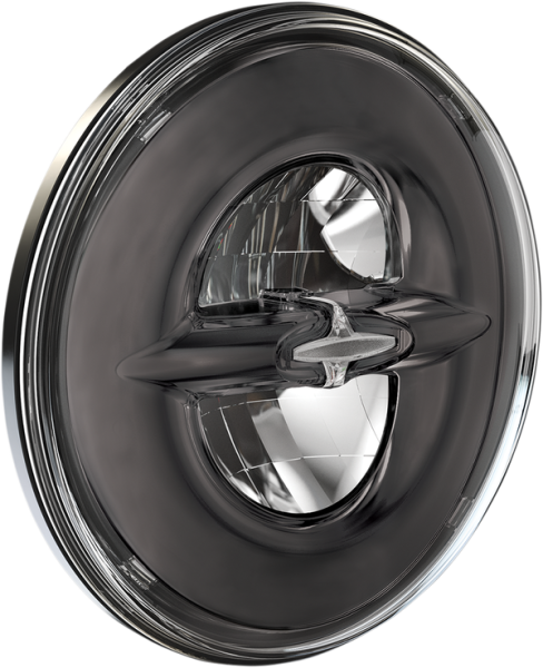 7(r) Reflector Style Led Headlamp Chrome, 1, nordicamoto.ro
