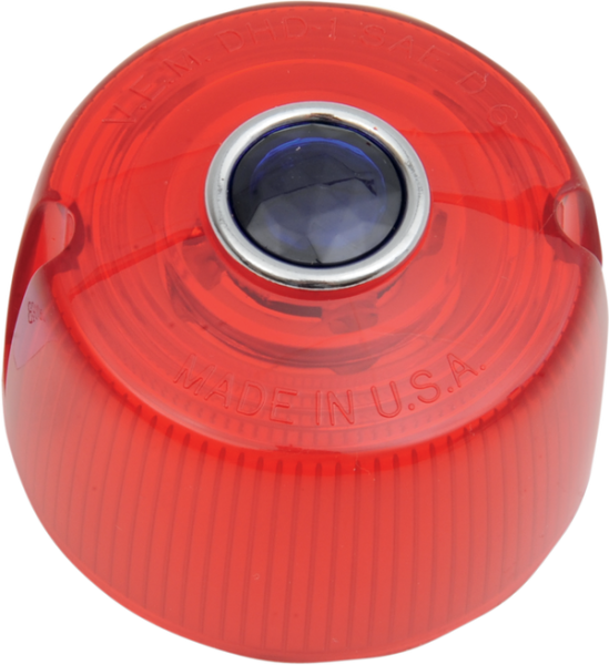 Turn Signal Lenses Blue, Red, 1, nordicamoto.ro