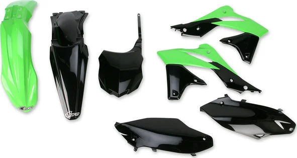 Body Kit Kxf250 13 Oe Black, Green, 1, nordicamoto.ro