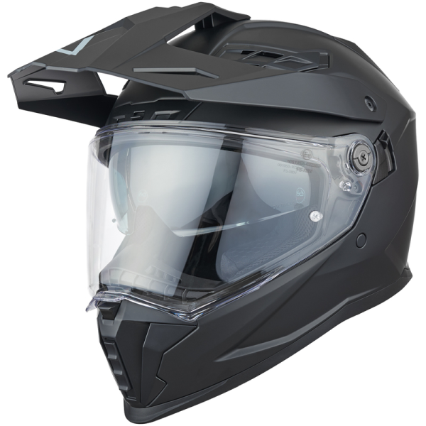 Cască moto AMOQ AI100 Solid negru mat S, 5, nordicamoto.ro