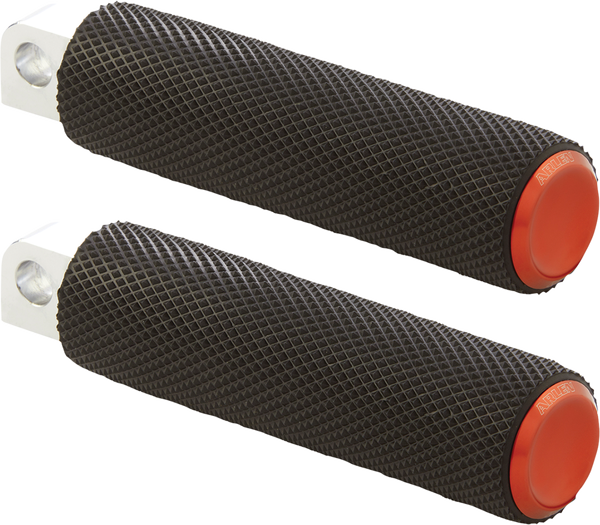 Knurled Footpegs Orange, 1, nordicamoto.ro