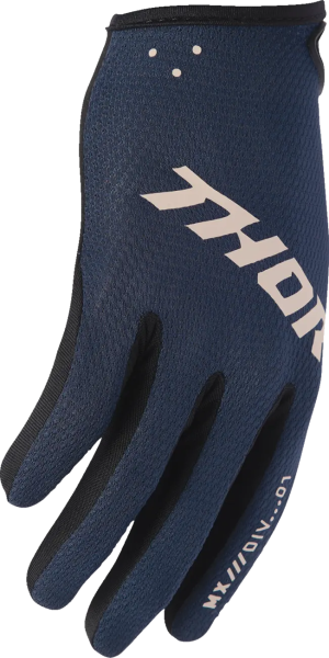 Womens Ridemode Static Gloves Blue -4
