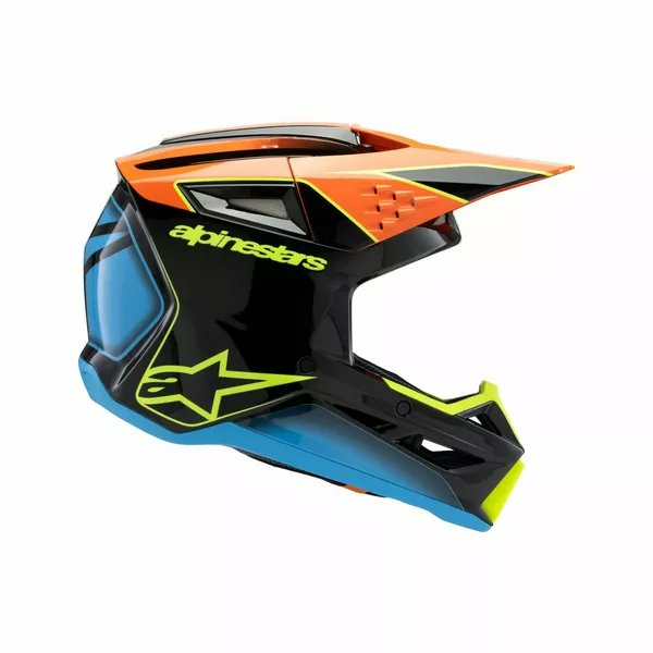 Casca CopiiAlpinestars S-M3 Fray Black/Blue/Orange/Yellow-0