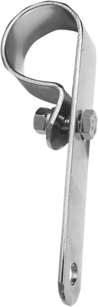 Exhaust Clamp With Tail Chrome, 1, nordicamoto.ro