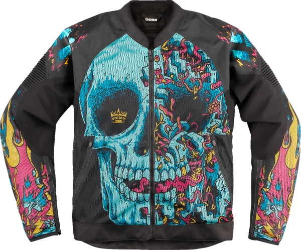 Geaca textila Icon Overlord3 Mesh Munchies Blue/Black 3XL, 1, nordicamoto.ro