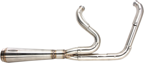 Assault 2:1 Exhaust System Black, Mild Steel, 1, nordicamoto.ro