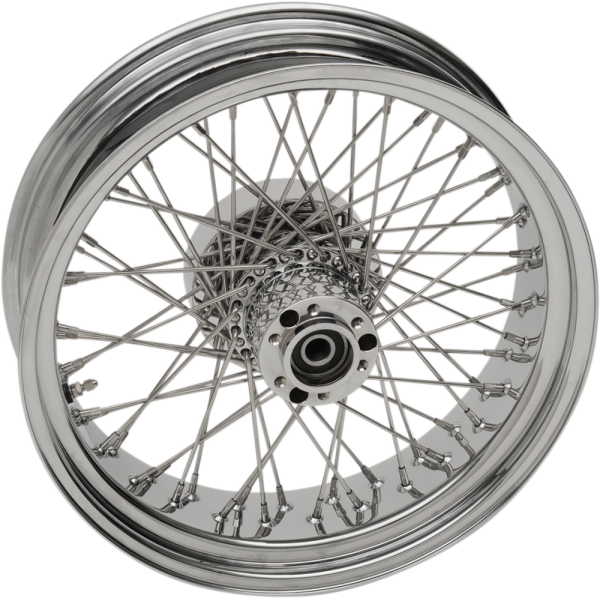 Wheel Assemblies Laced 60-spoke Rear Chrome Silver, 1, nordicamoto.ro