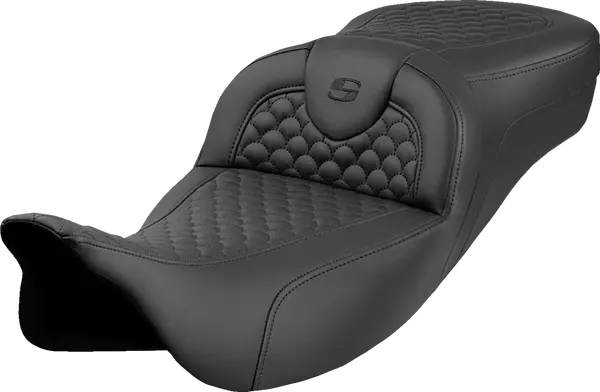 Dragon Scale Stitch Roadsofa Seat Black, 1, nordicamoto.ro