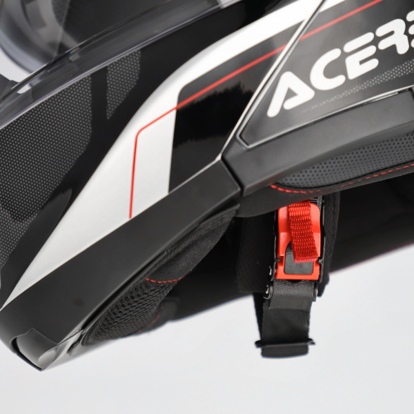 Casca Flip-up Acerbis Serel 22-06 Negru/Argintiu XL-0