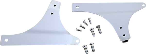 Sissy Bar Side Plates Silver, 2, nordicamoto.ro