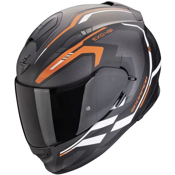 Casca integrala SCORPION EXO-491 KRIPTA Alb/Negru XL, 8, nordicamoto.ro