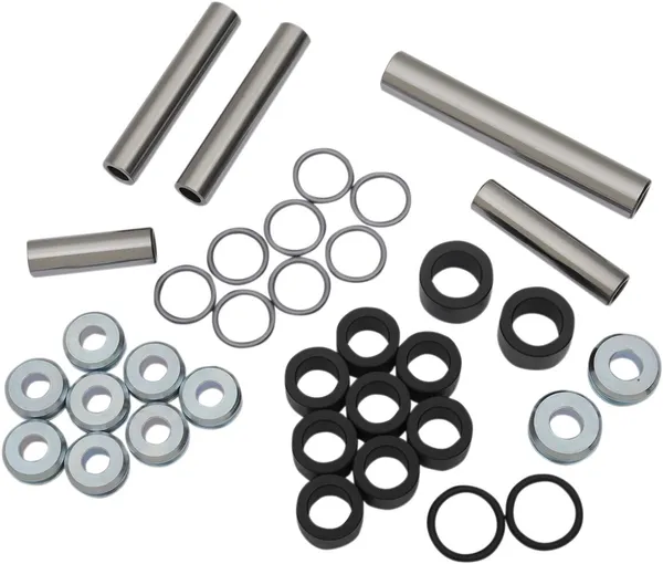 MOOSE RACING Rear Independent Suspension Linkage Rebuild Kit Black, Silver -0