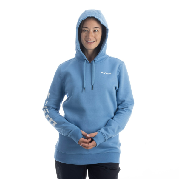 Hanorac Dana Klim Mariposa Long Pullover Cyaneus - White-0