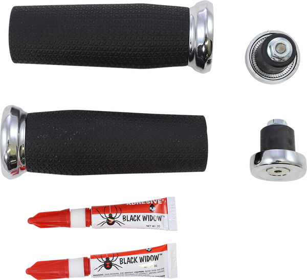 Thresher Handlebar Grips Black, 3, nordicamoto.ro