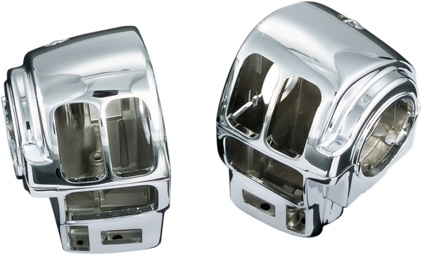 Chrome Switch Housing Silver, 1, nordicamoto.ro