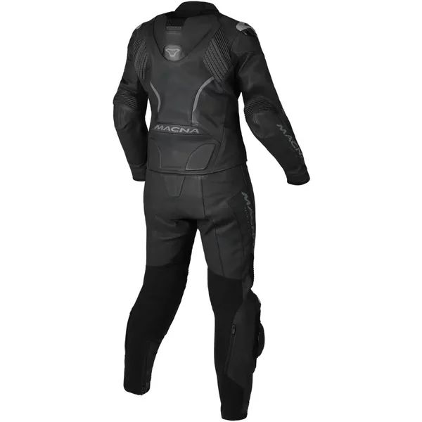 Combinezon de piele dama 2 piese MACNA BLITZ Negru 36, 4, nordicamoto.ro