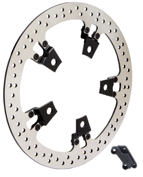 Big Brake Floating Rotor Kit Black, Silver, 1, nordicamoto.ro