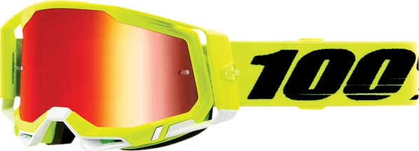 Ochelari 100% Racecraft 2 Yellow Red Mirror-0