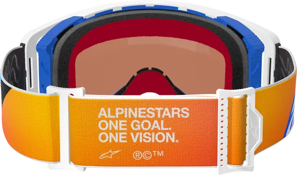 Ochelari Alpinestars Supertech Corp Abs Vision White/Orange/Blue-2
