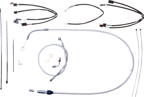 Sterling Chromite Ii® Designer Handlebar Installation Kit Silver, 2, nordicamoto.ro