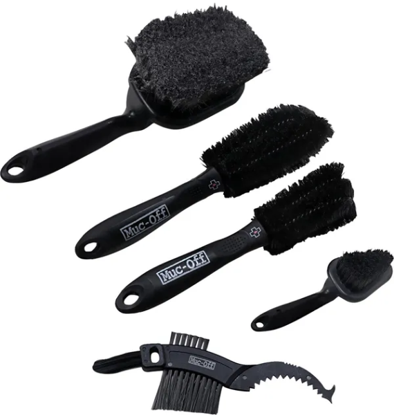 5-piece Brush Set Black, Gray 