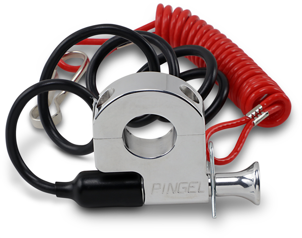 Tether Kill Switch Black, Orange, Silver, 1, nordicamoto.ro