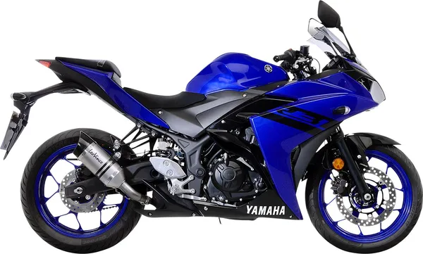 Tobă de eșapament LeoVince LV Pro Slip-On pentru Yamaha – Oțel inoxidabil, Titanium Look, 6, nordicamoto.ro
