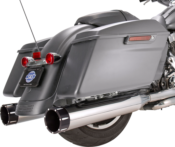 Mk45 Slip-on Mufflers Black, 1, nordicamoto.ro