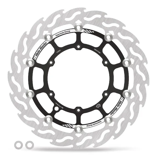 Supermoto Front Racing Rotors Black-1