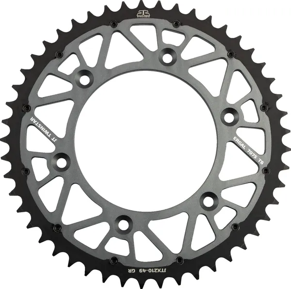 JT SPROCKETS Twinstar Rear Sprocket Graphite 