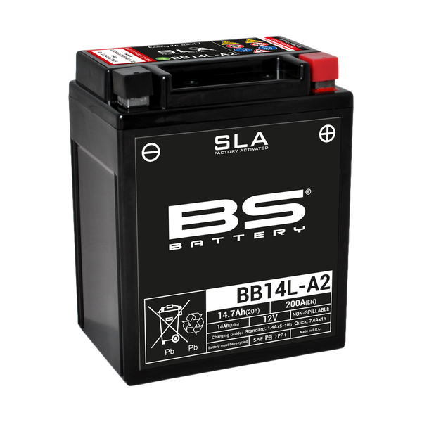 Sla Factory-activated Agm Maintenance-free Batteries Black -0