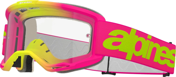 Ochelari Alpinestars Vision 5 Wordmark Yellow/Pink-0